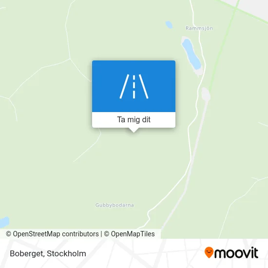 Boberget karta