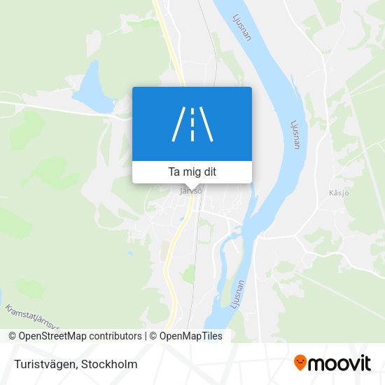 Turistvägen karta