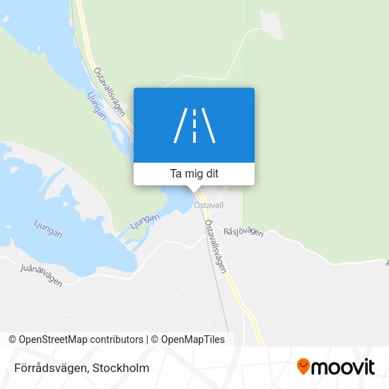 Förrådsvägen karta