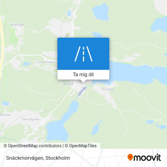 Snäckmorvägen karta