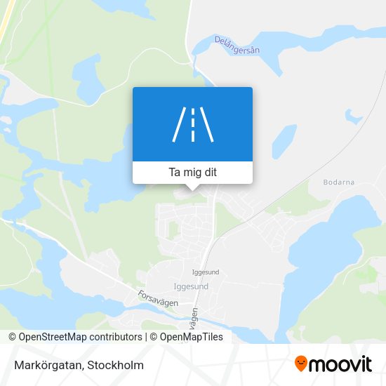 Markörgatan karta
