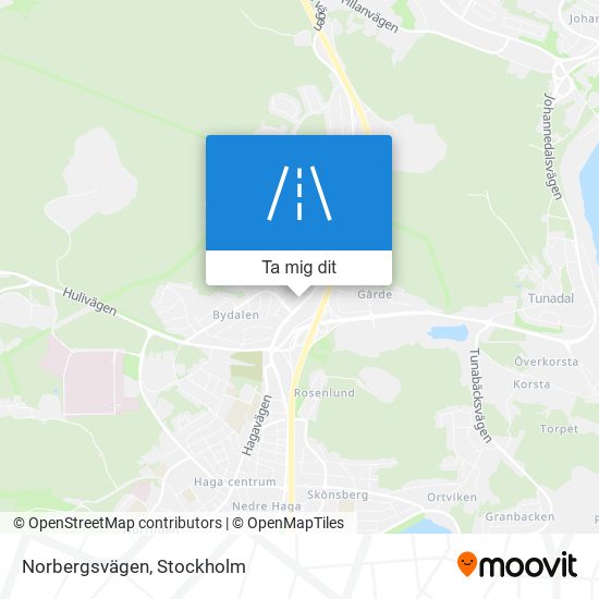 Norbergsvägen karta