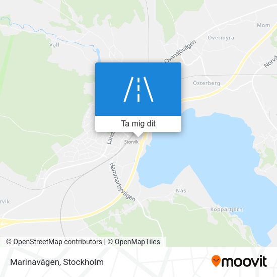 Marinavägen karta