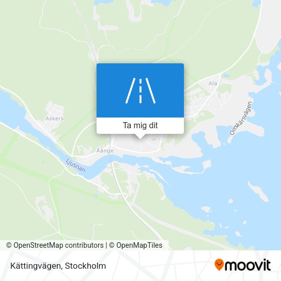 Kättingvägen karta
