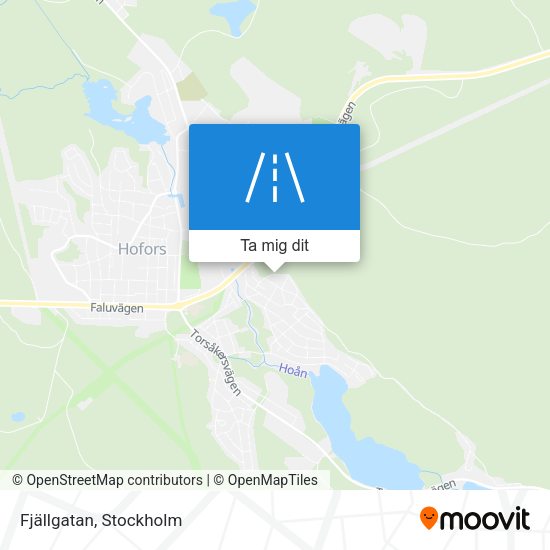 Fjällgatan karta