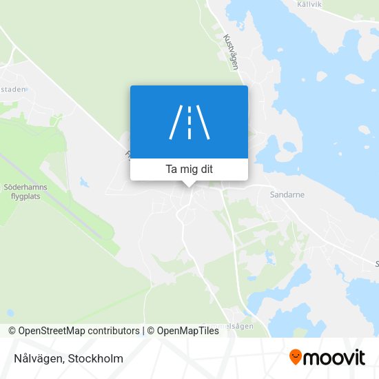 Nålvägen karta