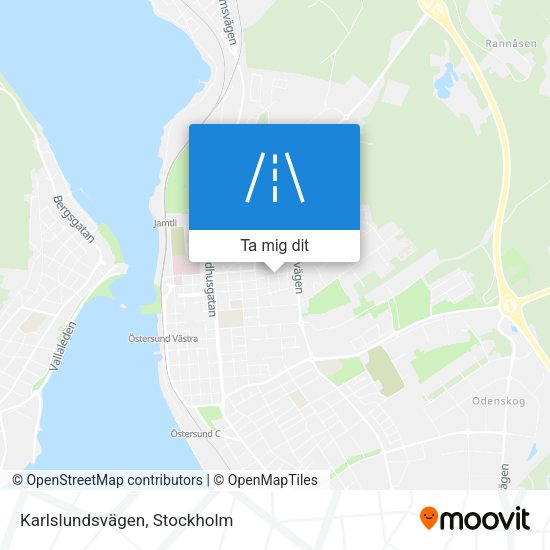 Karlslundsvägen karta