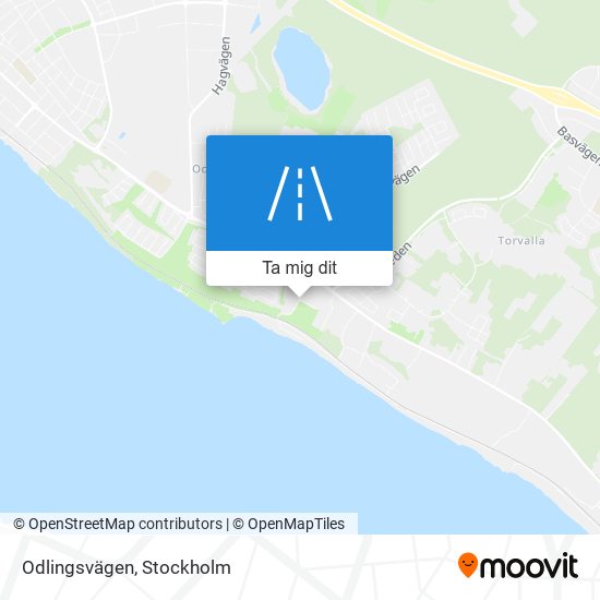 Odlingsvägen karta