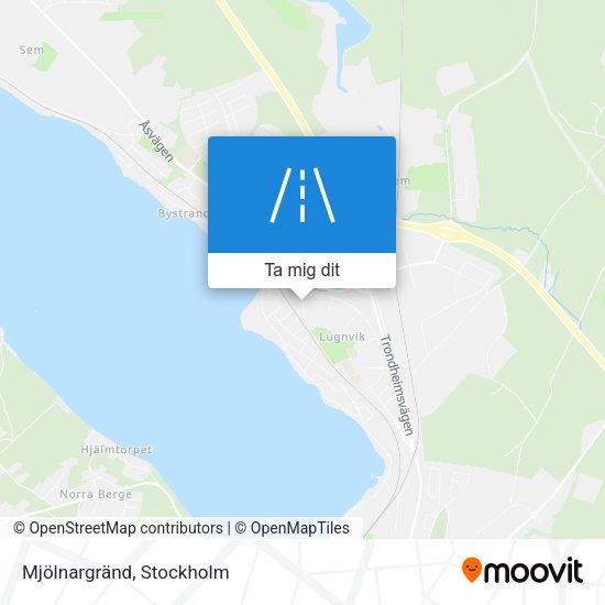 Mjölnargränd karta
