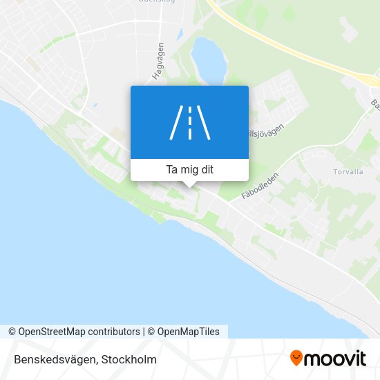 Benskedsvägen karta
