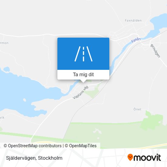 Själdervägen karta