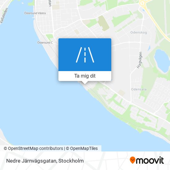 Nedre Järnvägsgatan karta