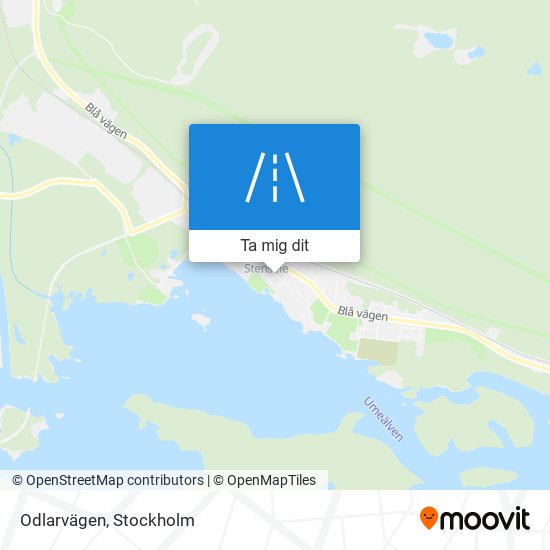 Odlarvägen karta