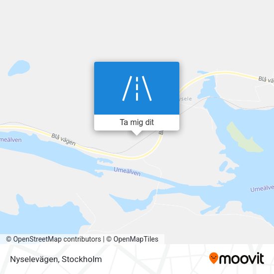 Nyselevägen karta