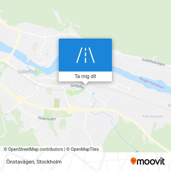 Önstavägen karta