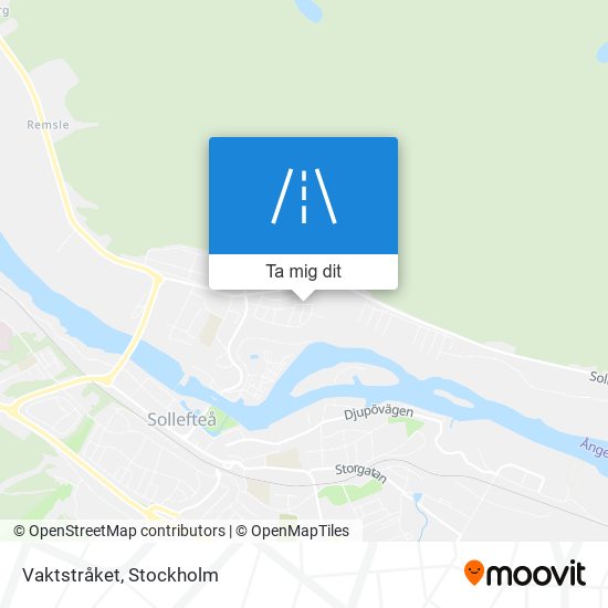 Vaktstråket karta