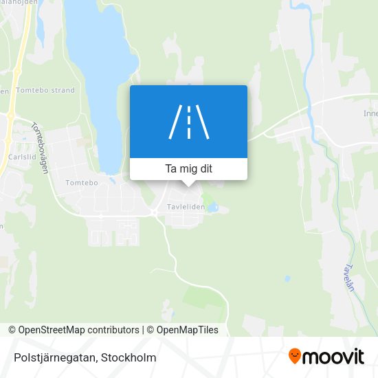 Polstjärnegatan karta