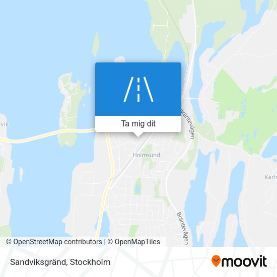 Sandviksgränd karta