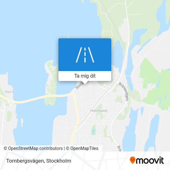Tornbergsvägen karta