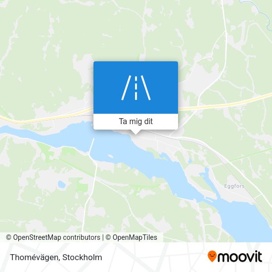 Thomévägen karta