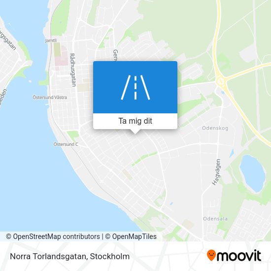 Norra Torlandsgatan karta