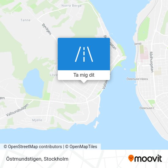 Östmundstigen karta