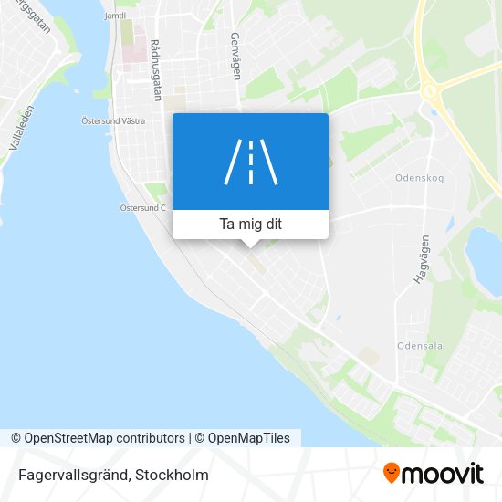 Fagervallsgränd karta