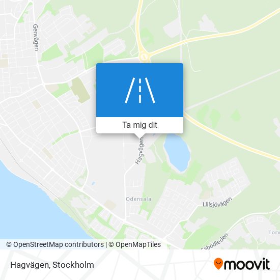 Hagvägen karta