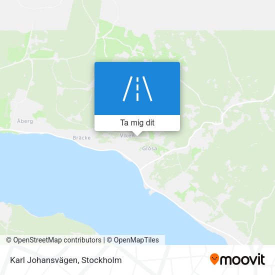 Karl Johansvägen karta