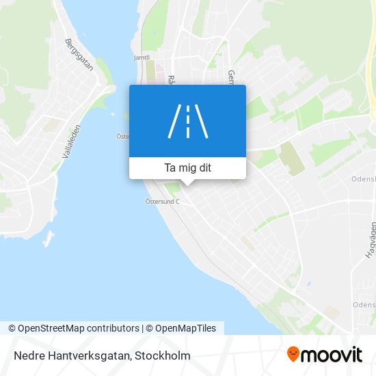 Nedre Hantverksgatan karta