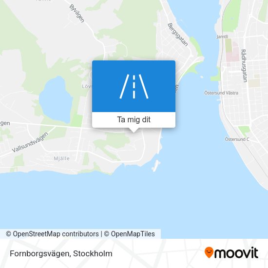 Fornborgsvägen karta