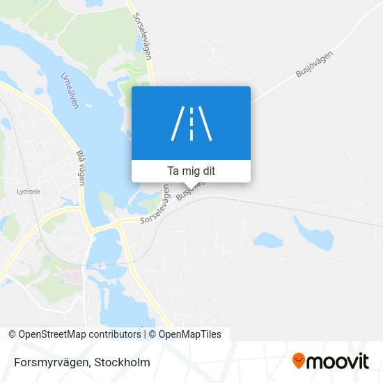 Forsmyrvägen karta