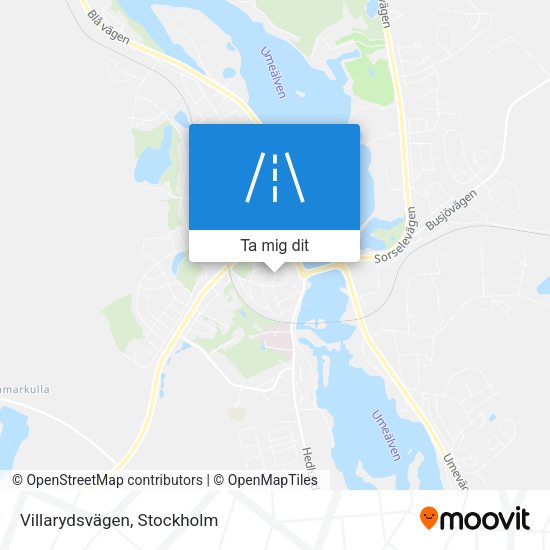 Villarydsvägen karta