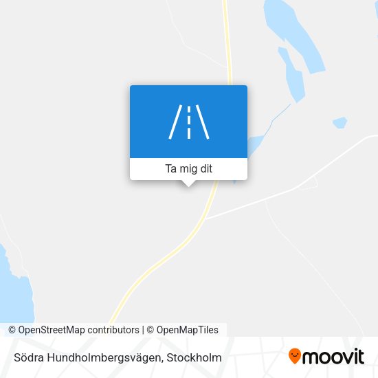 Södra Hundholmbergsvägen karta