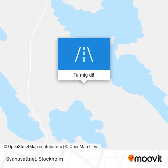 Svanavattnet karta