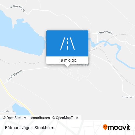 Båtmansvägen karta