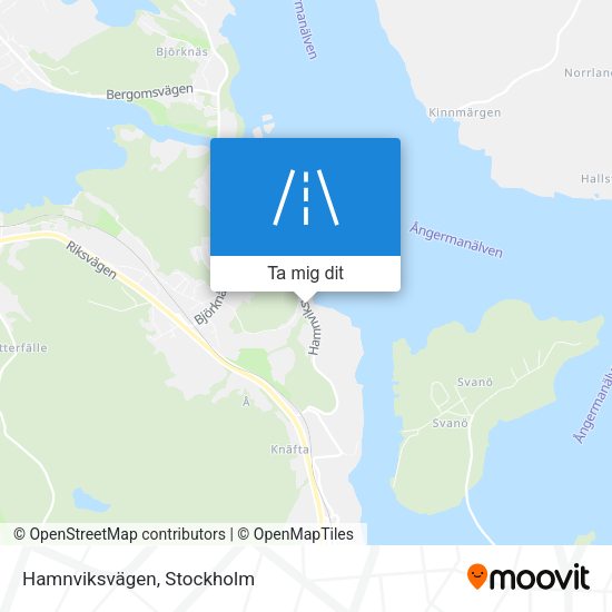 Hamnviksvägen karta