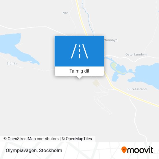 Olympiavägen karta