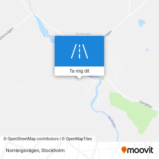 Norrängsvägen karta