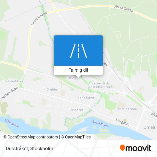 Durstråket karta