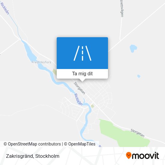 Zakrisgränd karta