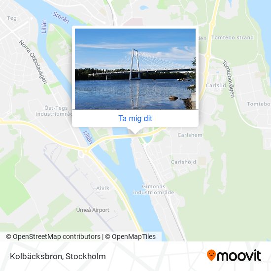 Kolbäcksbron karta