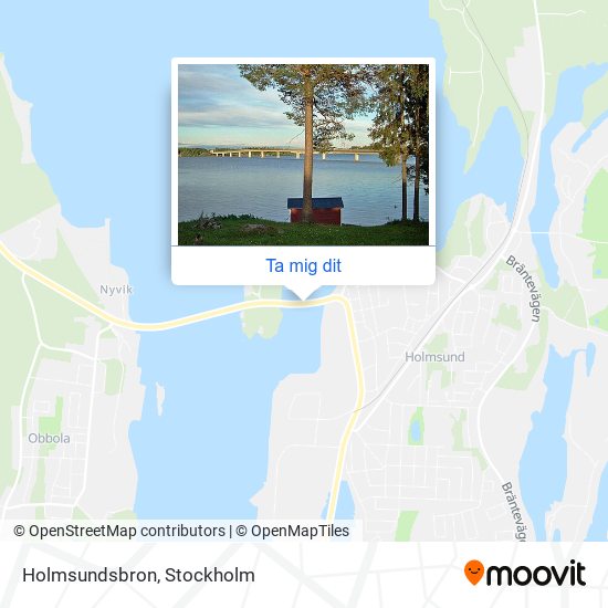 Holmsundsbron karta