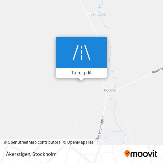 Åkerstigen karta