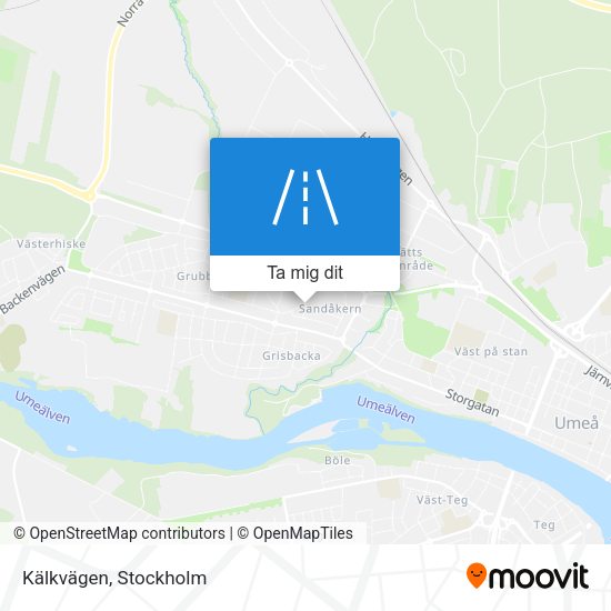 Kälkvägen karta