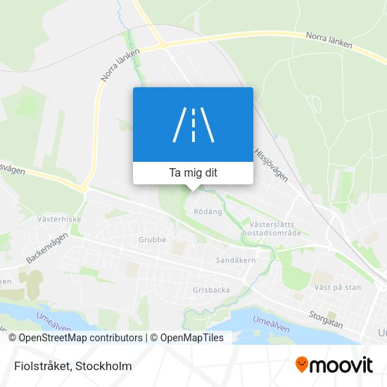 Fiolstråket karta