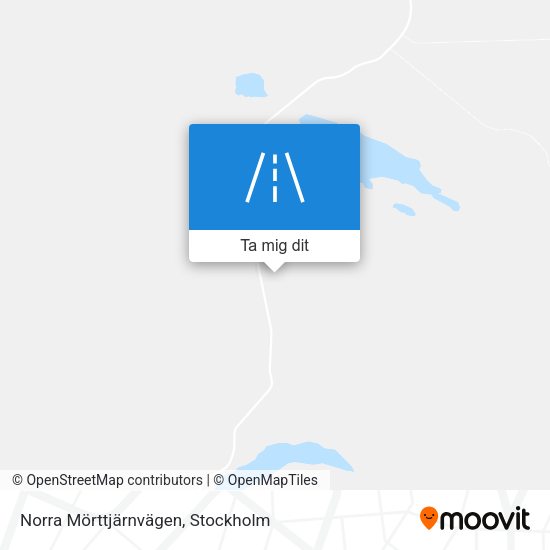 Norra Mörttjärnvägen karta