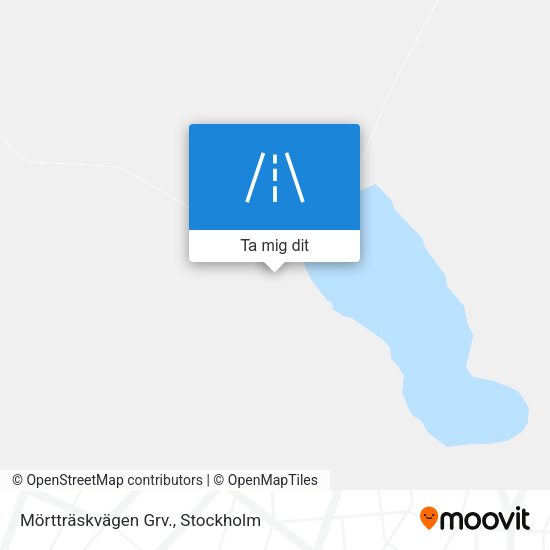 Mörtträskvägen Grv. karta