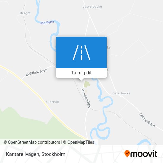 Kantarellvägen karta