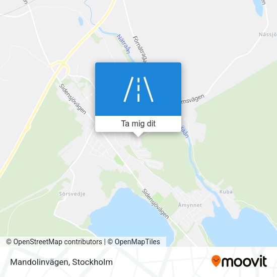 Mandolinvägen karta